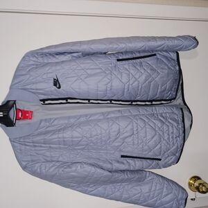 Nike Men's Gray Quilted Jacket